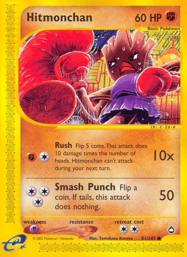 Hitmonchan 081/147 card
