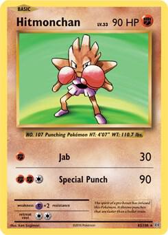 Hitmonchan 62 108 XY Evolutions 062/108