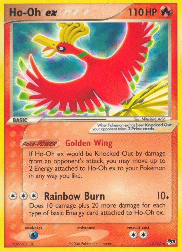 Ho Oh ex Non Holo 017/017 card