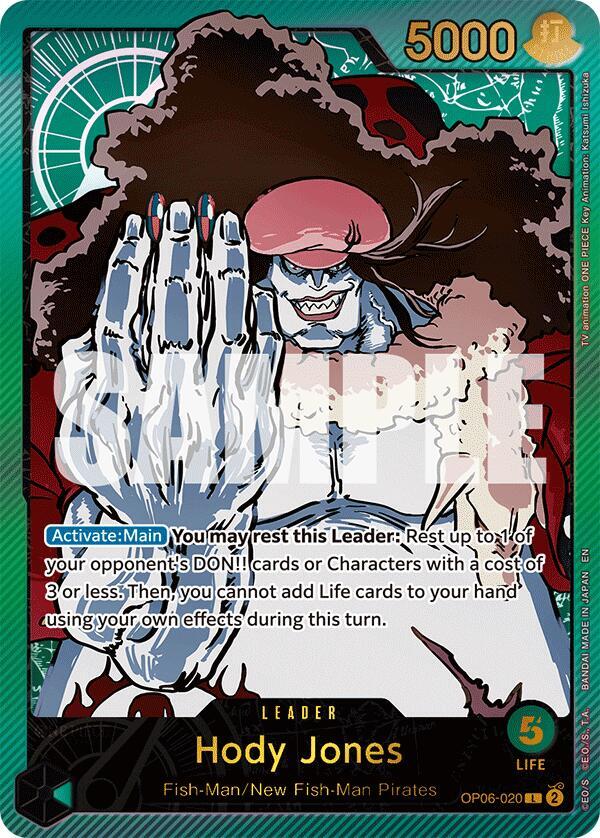 Hody Jones SP OP06-020 card
