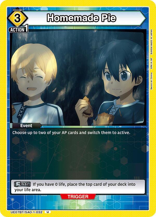 Homemade Pie UE07BT/SAO-1-032 card