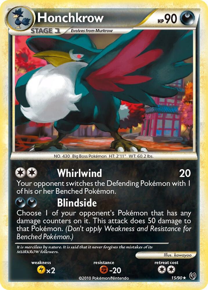 Honchkrow 15 15/90