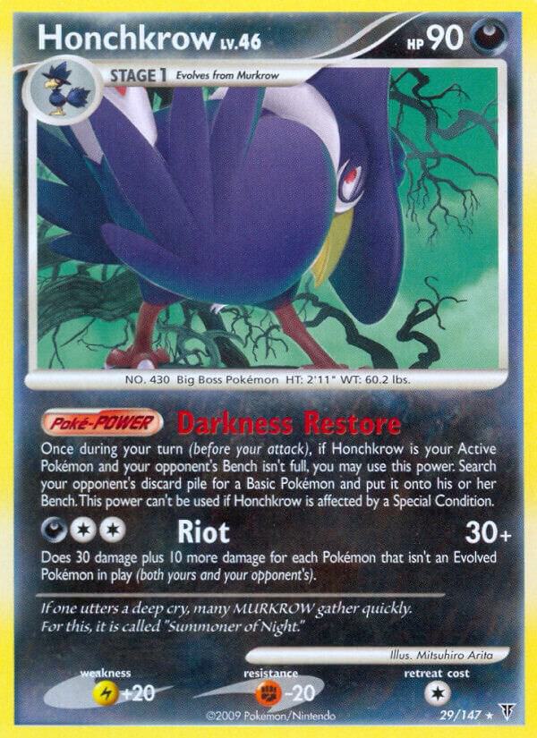 Honchkrow 29 card