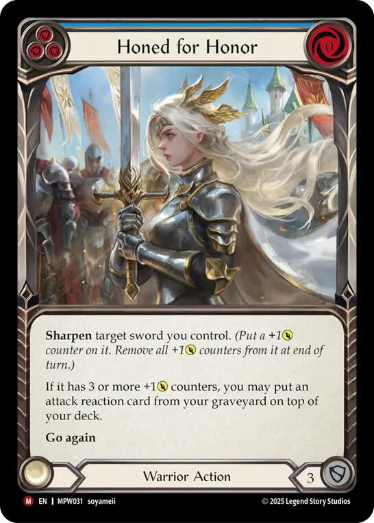 Honed for Honor MPW031 card