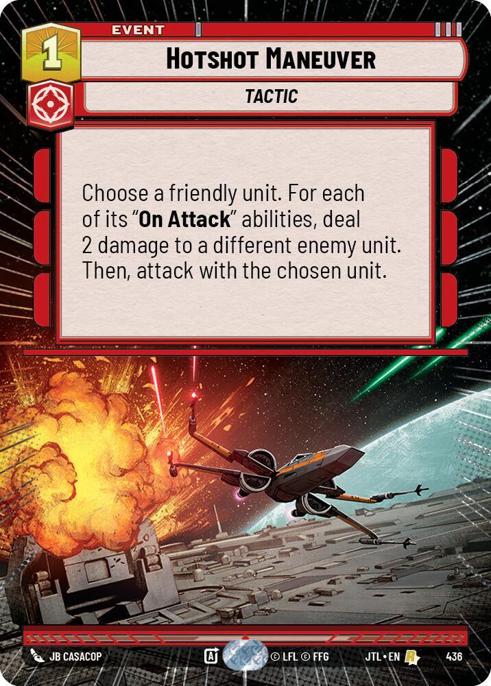 Hotshot Maneuver Hyperspace 436 card