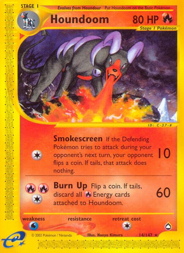 Houndoom 14 014/147 card
