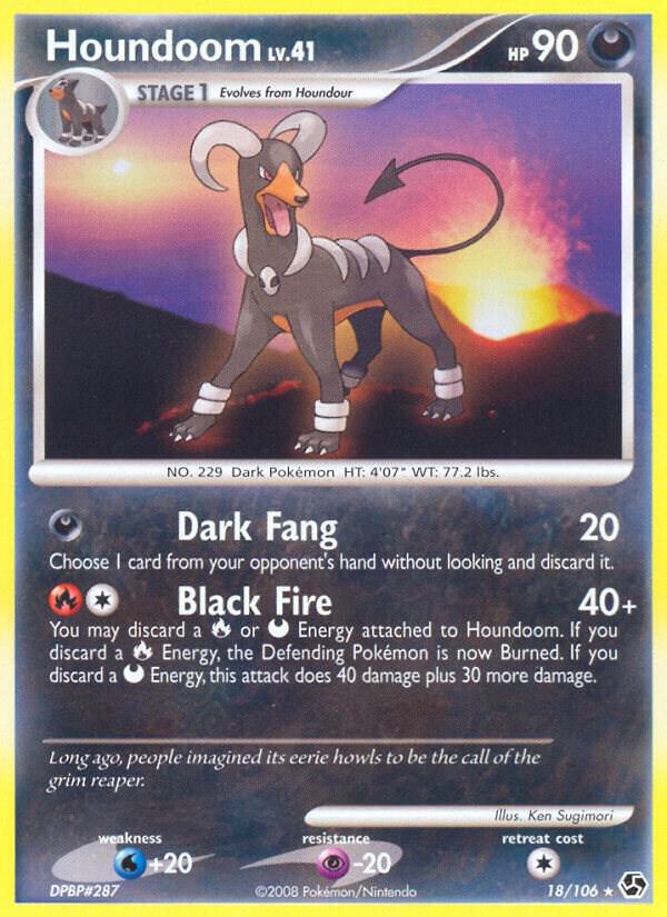 Houndoom 18/106 card