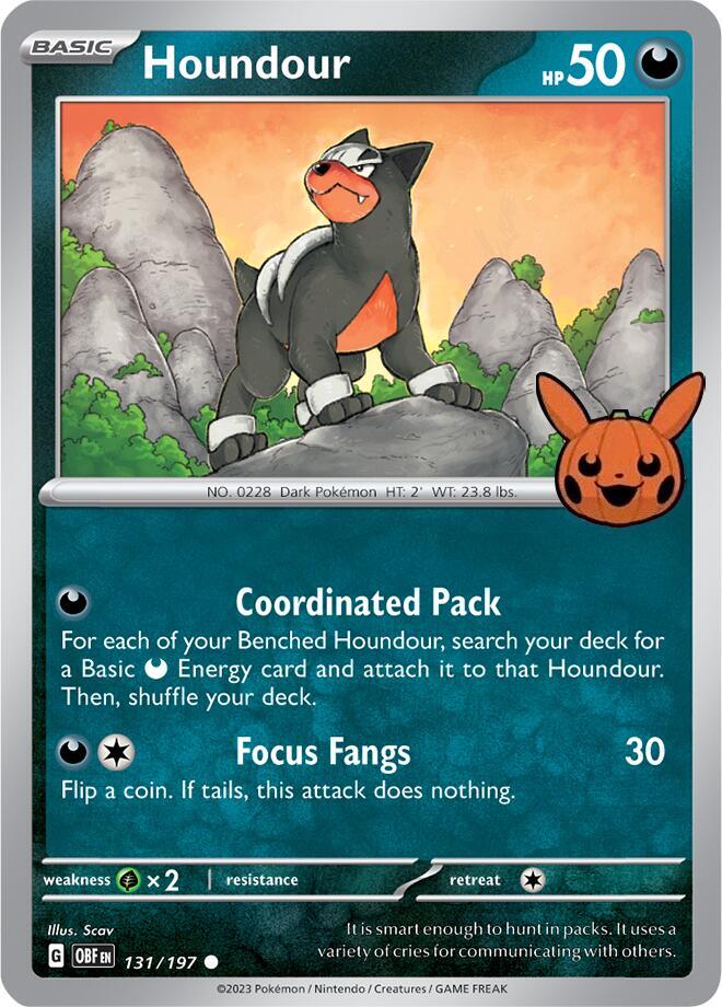 Houndour 131 197 carta