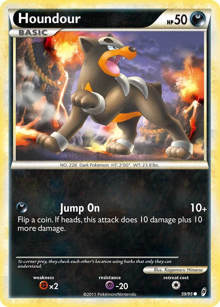 Houndour 59/95 card