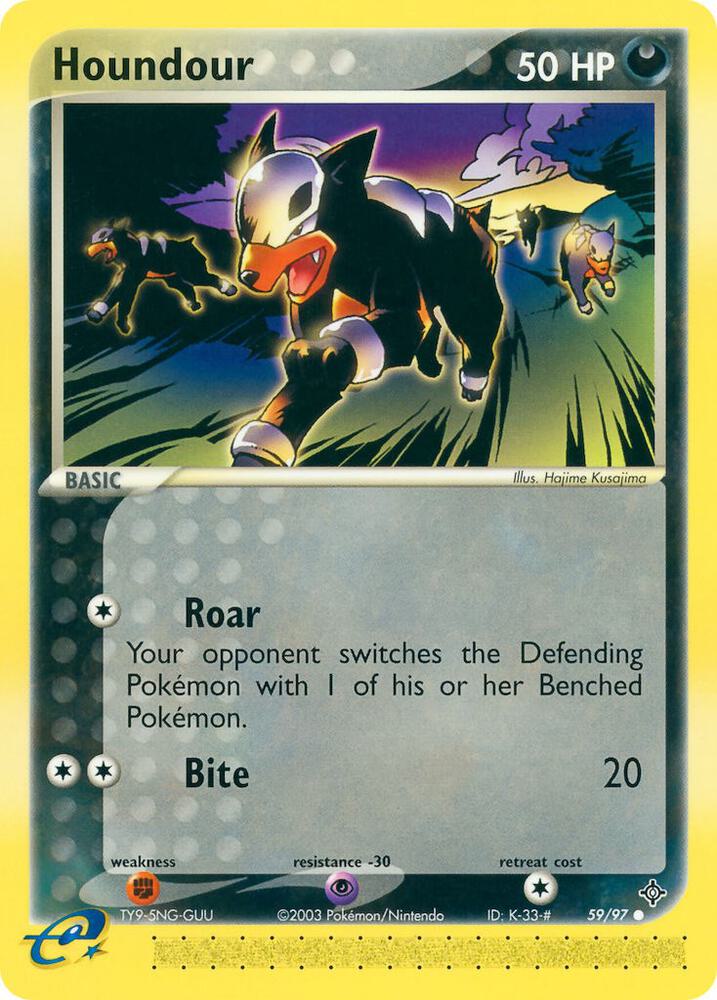 Houndour 59/97 card