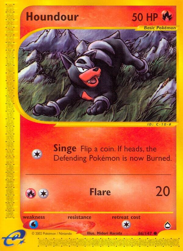 Houndour 86 086/147 card