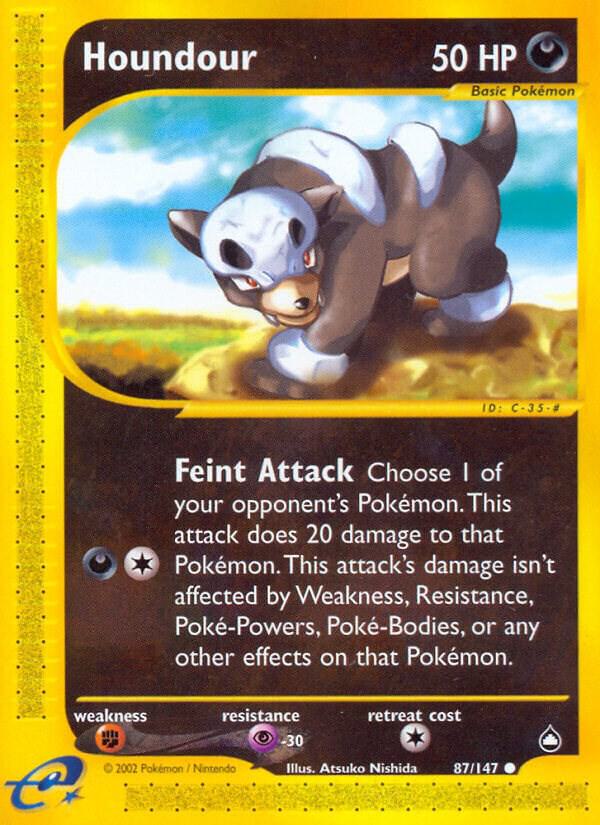 Houndour 87 087/147 card