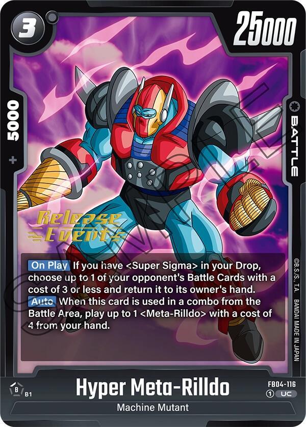 Hyper Meta Rilldo FB04-116 carta