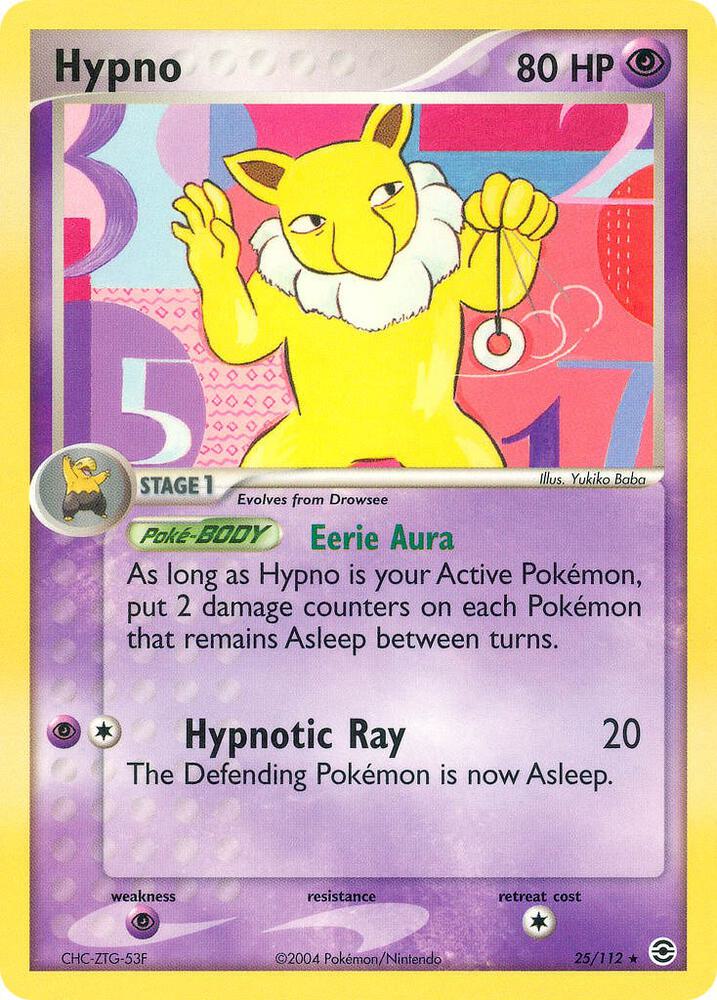 Hypno 25/112 card