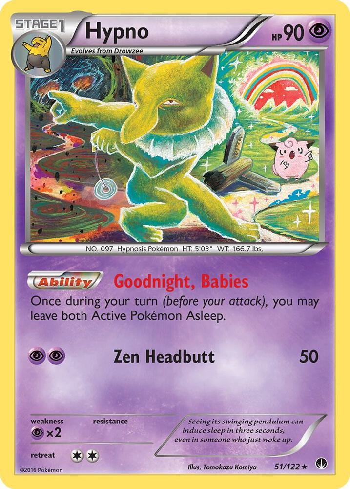 Hypno 51/122 card