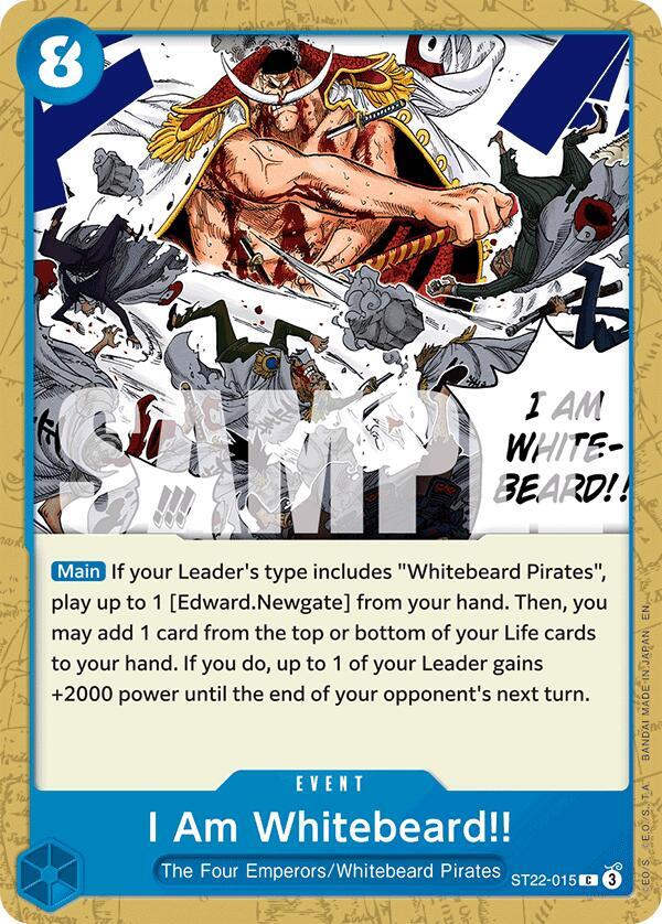 I Am Whitebeard ST22-015 carta