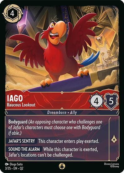 Iago Raucous Lookout 3/35 card