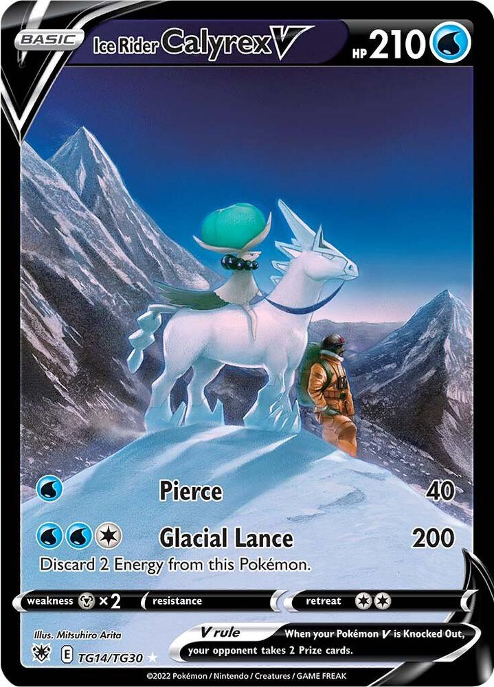 Ice Rider Calyrex V TG14/TG30