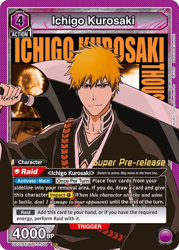 Ichigo Kurosaki 104 UE01ST/BLC-1-104 card