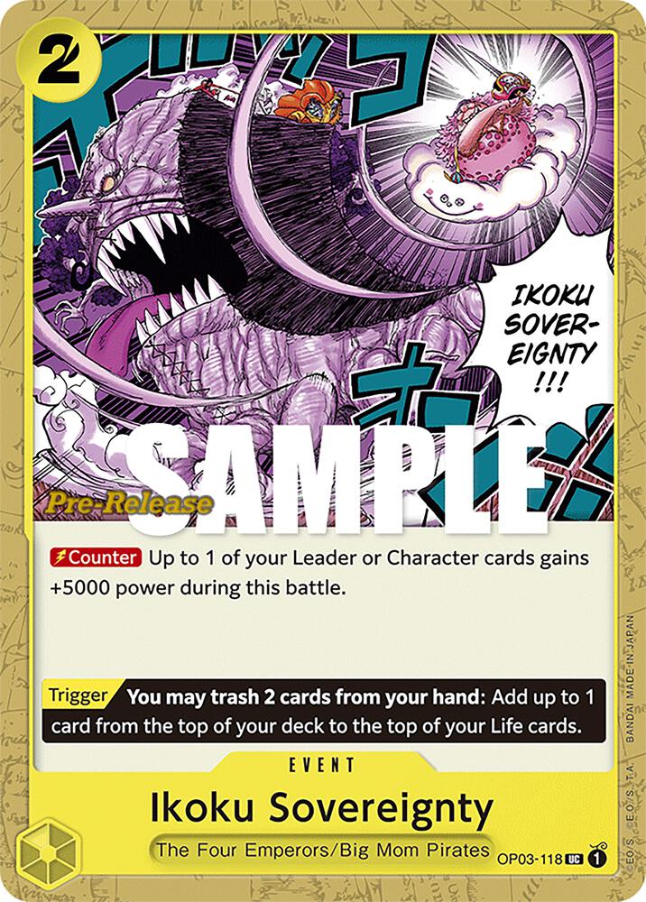 Ikoku Sovereignty OP03-118 card