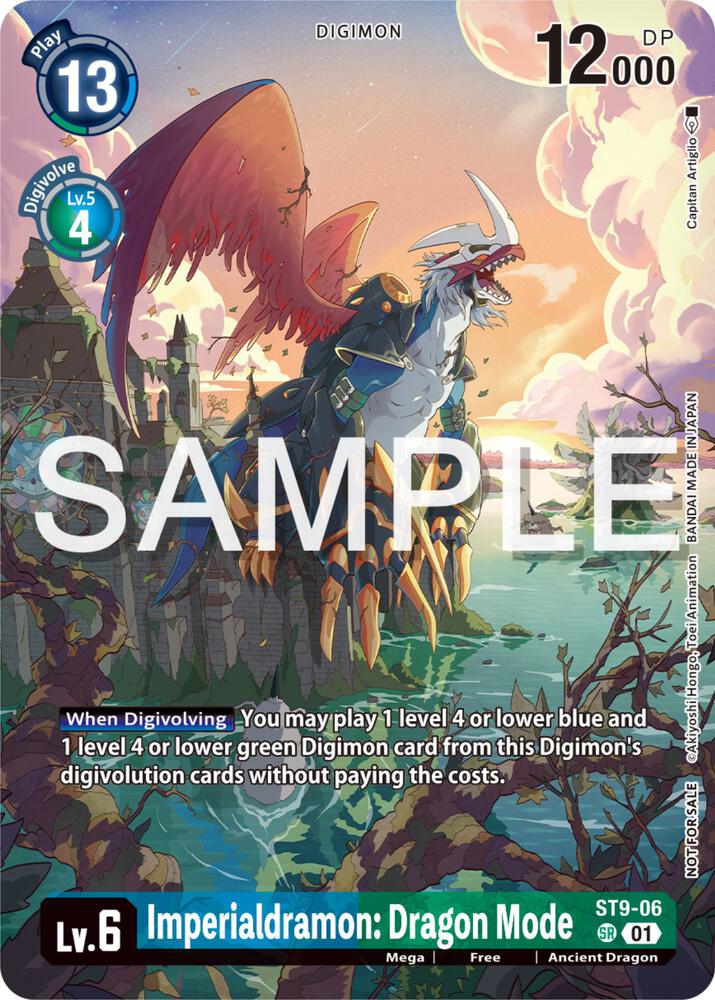 Imperialdramon Dragon Mode Digimon Illustration Competition Pack 2023 ST9-06 SR