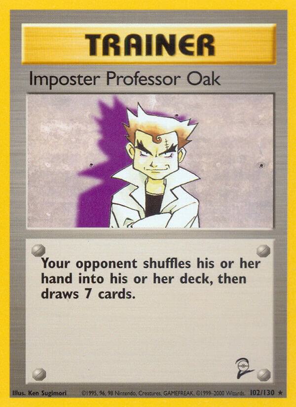 Imposter Professor Oak 102/130 carta
