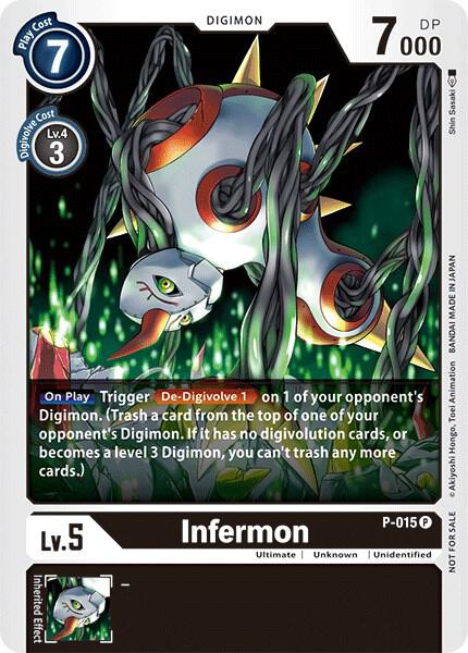 Infermon P 015 P-015 P card