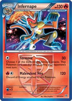 Infernape 17 135 BW Plasma Storm 017/135