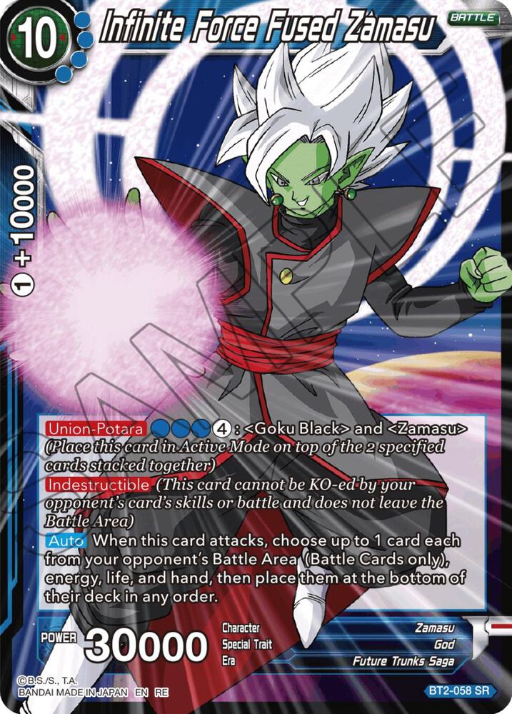 Infinite Force Fused Zamasu Reprint BT2-058