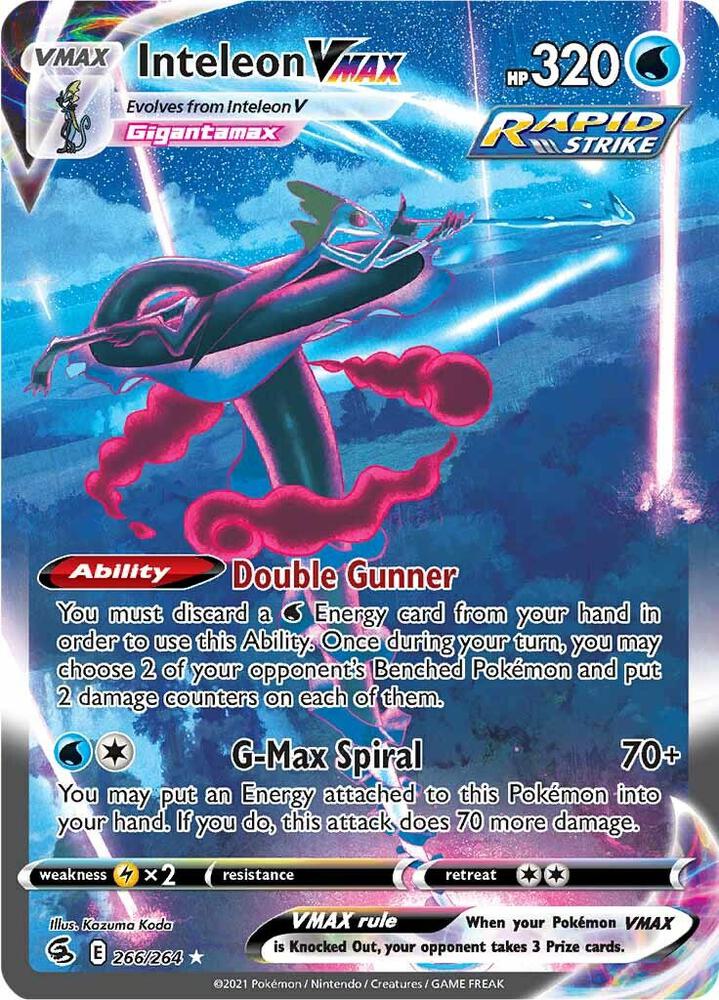 Inteleon VMAX Alternate Art Secret 266/264