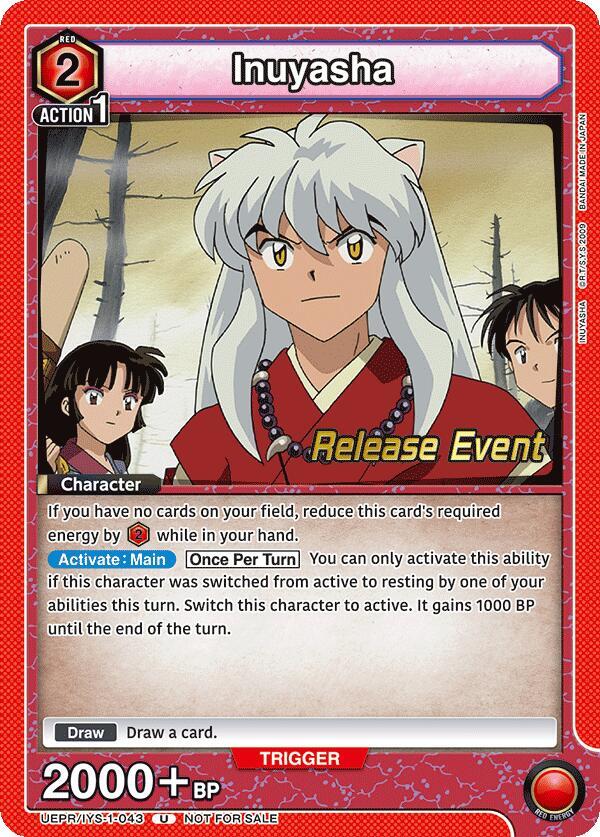 Inuyasha 043 UEPR/IYS-1-043 card