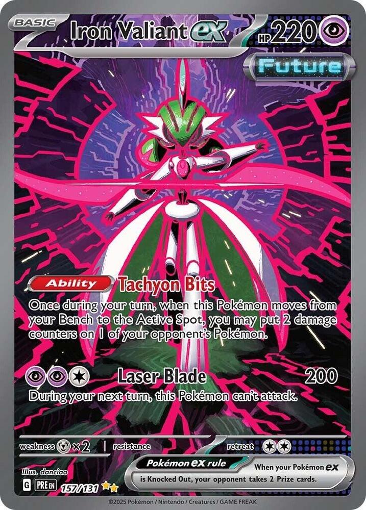 Iron Valiant ex 157/131 card