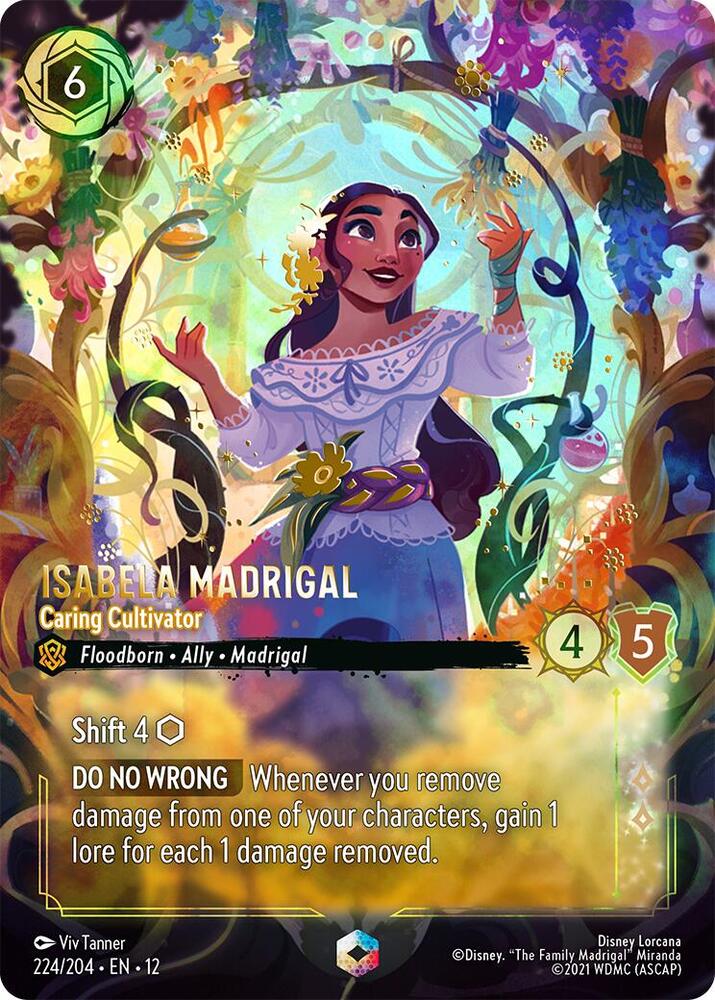 Isabela Madrigal Caring Cultivator Enchanted 224/204 card