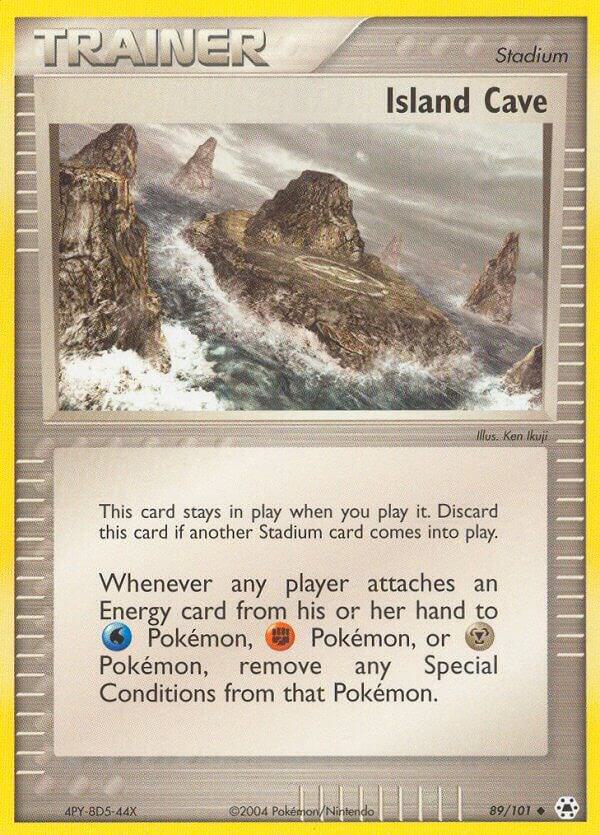Island Cave 89/101 card
