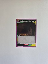 Its Because I Like You UE22BT/CSM-1-036 card