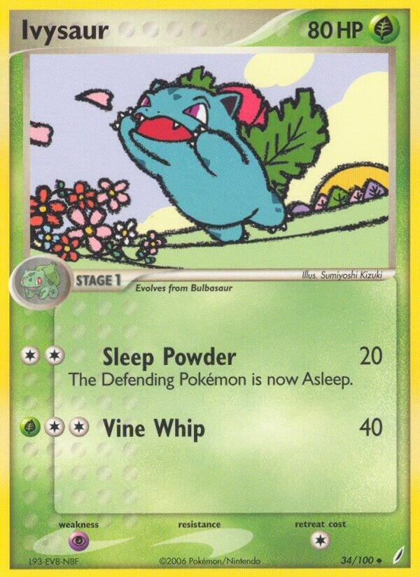 Ivysaur 034 100 card