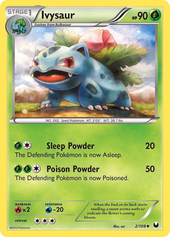 Ivysaur 2/108 card