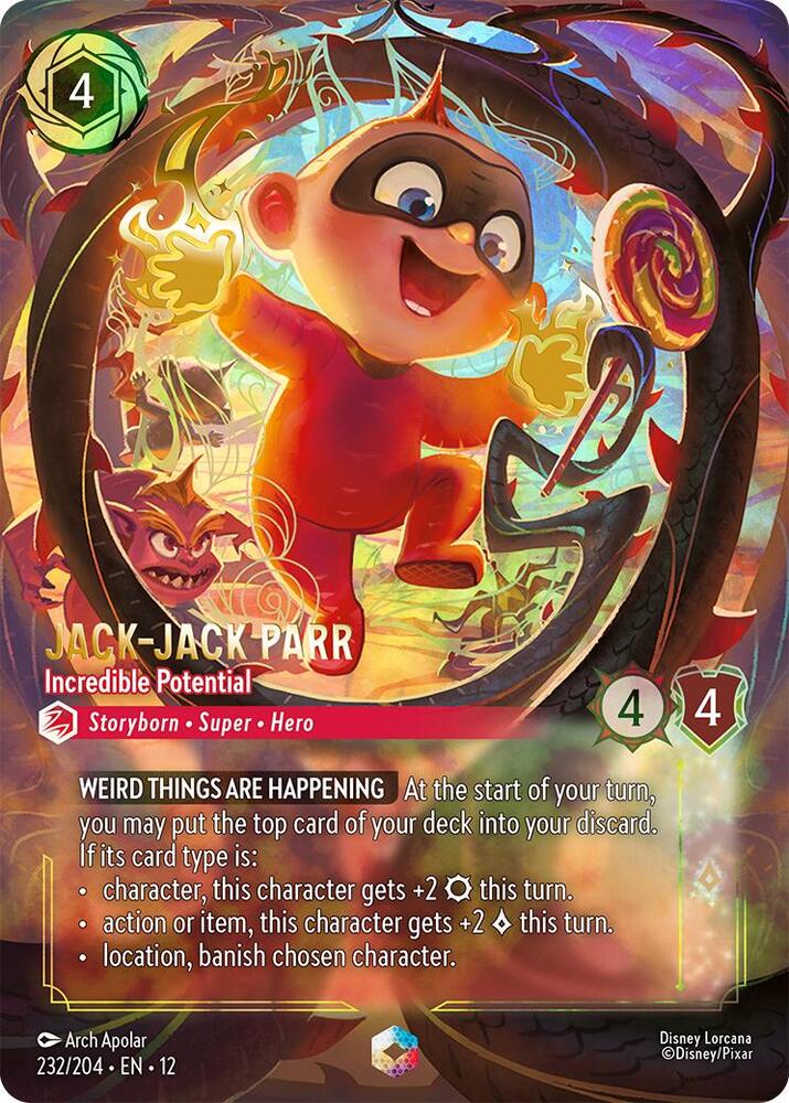 Jack Parr Incredible Potential Enchanted 232/204 carta