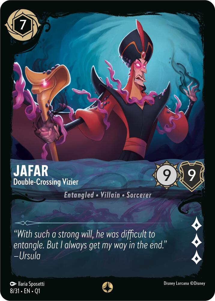 Jafar Double Crossing Vizier 8/31