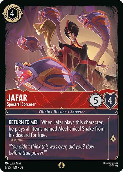 Jafar Spectral Sorcerer 6/35 card