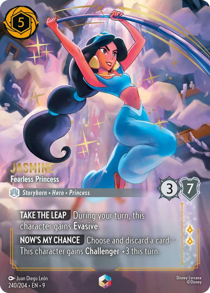 Jasmine Fearless Princess Enchanted 240/204 card