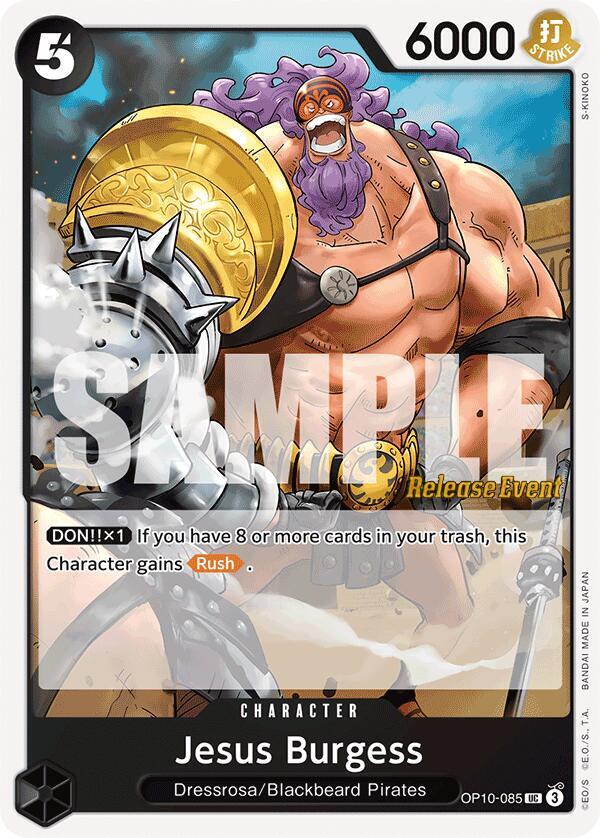 Jesus Burgess OP10-085 carta