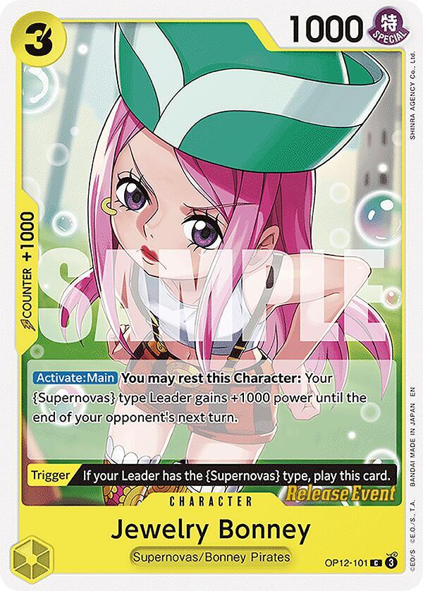 Jewelry Bonney 101 OP12-101 card