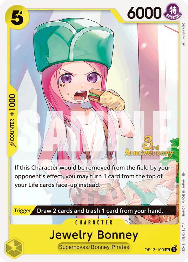 Jewelry Bonney 109 OP13-109 carta