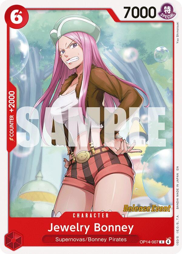 Jewelry Bonney OP14-007 card