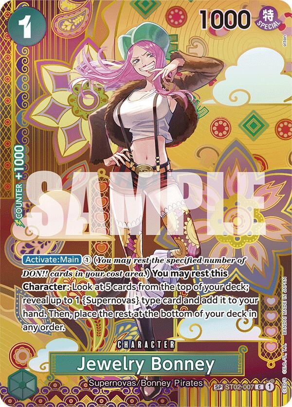 Jewelry Bonney SP ST02-007 carta