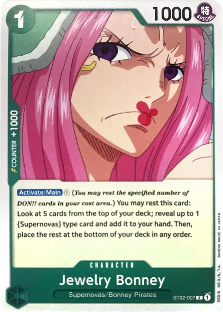 Jewelry Bonney ST02-007 card