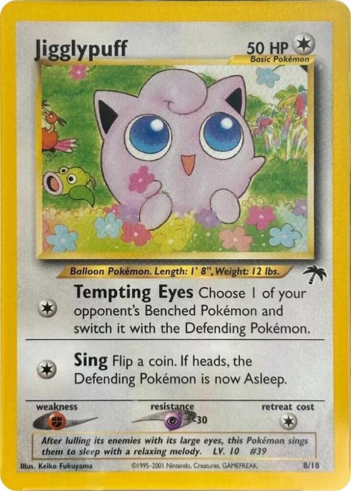Jigglypuff 08/18 card