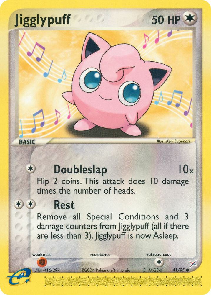 Jigglypuff 41/95 card