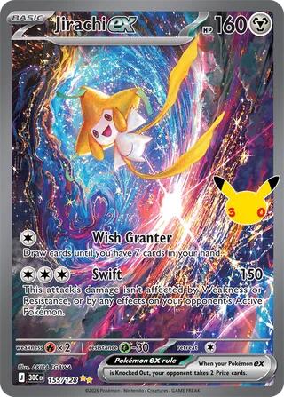 Jirachi ex 155 card